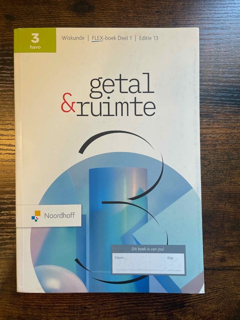 9789001055189-Getal-Ruimte-ed-13.0-havo-3-FLEX-leerboek-deel-1