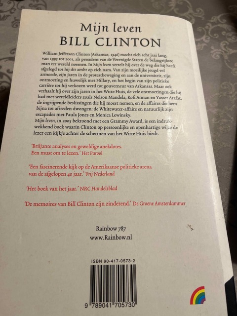 9789041705730-Mijn-leven-Bill-Clinton