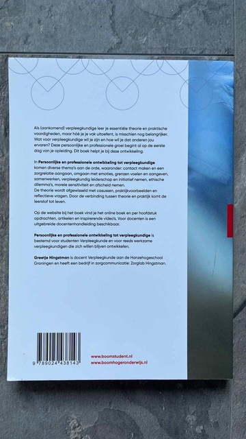 9789024438143-Persoonlijke-en-professionele-ontwikkeling-tot-verpleegkundige