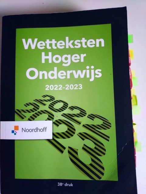 9789001299132-Wetteksten-Hoger-Onderwijs-2022-2023