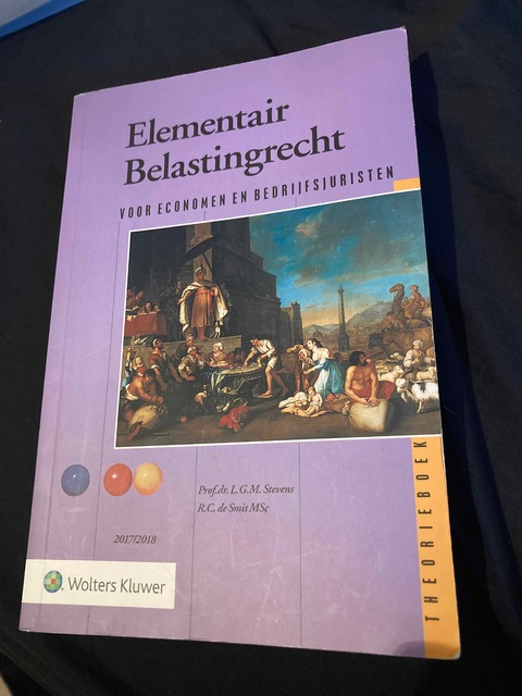 9789013143881-Elementair-belastingrecht-20172018-Theorieboek