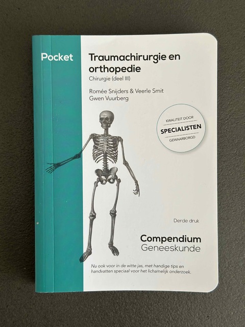 9789083050836-Pocket-Compendium-Geneeskunde-Traumachirurgie-Orthopedie
