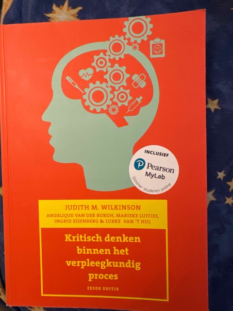 9789043037105-Kritisch-denken-binnen-het-verpleegkundig-proces-6e-editie-met-MyLab-NL-toegangscode