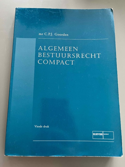 9789059019058-Algemeen-Bestuursrecht-Compact