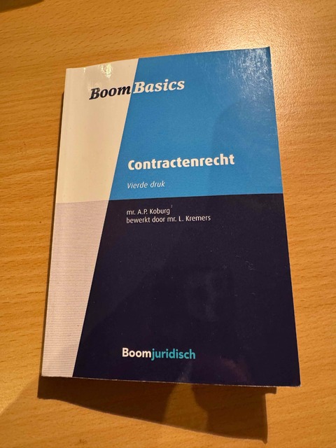 9789462907966-Boom-Basics-Contractenrecht