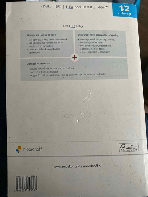 9789001125066-Neue-Kontakte-ed-7.1-vmbo-kgt-1-2-FLEX-boek-B