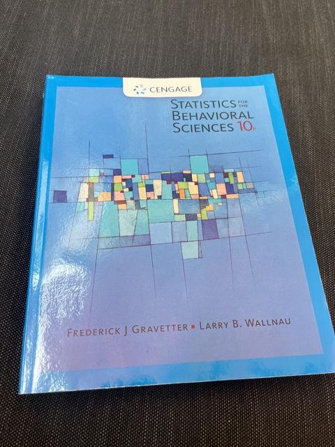 9781305504912-Statistics-for-The-Behavioral-Sciences