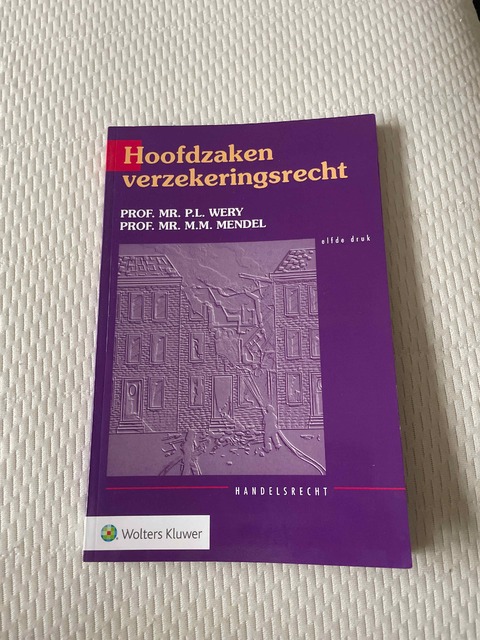 9789013138054-Hoofdzaken-verzekeringsrecht