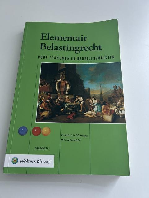 9789013168297-Elementair-Belastingrecht-20222023-theorieboek