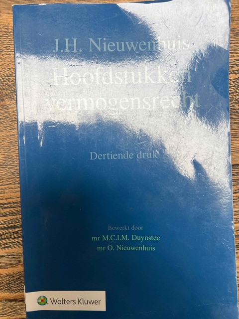 9789013167177-Hoofdstukken-vermogensrecht