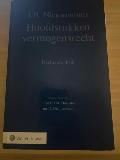 9789013167177-Hoofdstukken-vermogensrecht