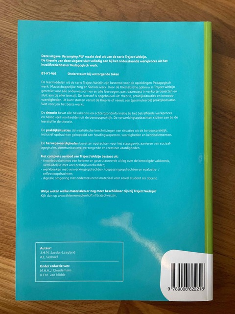 9789006622218-Verzorging-PW-niveau-34-Theorieboek