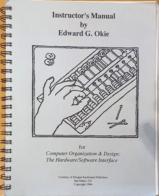9781558602830-Computer-Organization-and-Design--Instructors-Manual