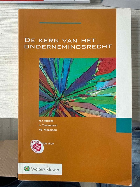 9789013133295-De-kern-van-het-ondernemingsrecht