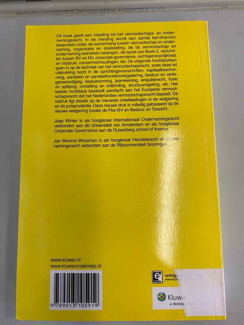 9789013105919-Van-de-BV-en-de-NV