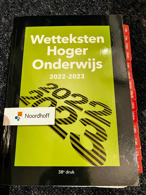 9789001299132-Wetteksten-Hoger-Onderwijs-2022-2023
