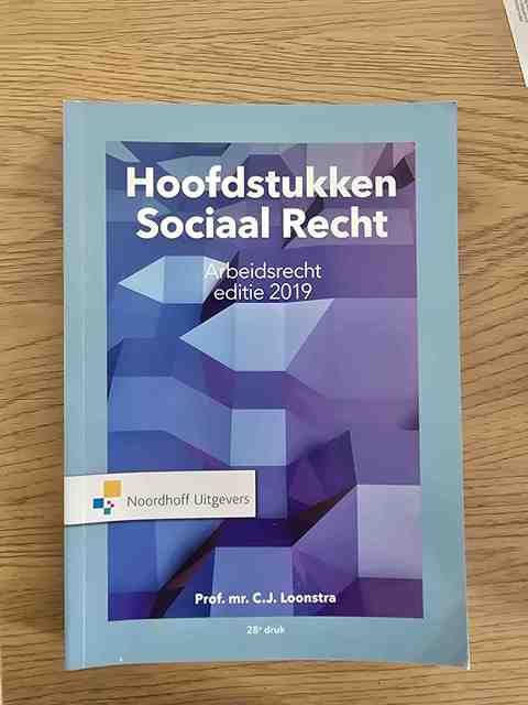9789001899769-Hoofdstukken-sociaal-recht-editie-2019
