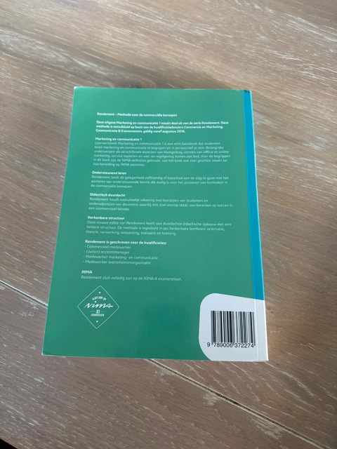 9789006372274-Marketing-communicatie-Niveau-34-Deel-1-Leerwerkboek