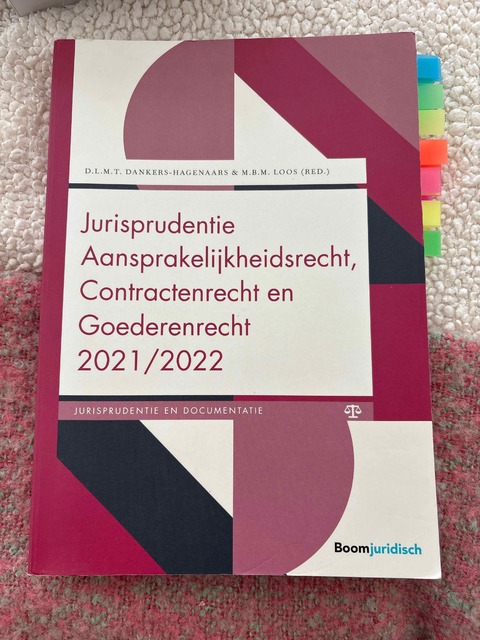 9789462908994-Jurisprudentie-Aansprakelijkheidsrecht-Contractenrecht-en-Goederenrecht-20212022