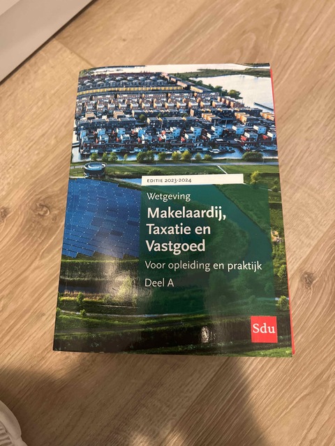 9789012408929-Wetgeving-Makelaardij-Taxatie-Vastgoed-2023-2024.-Deel-A-B