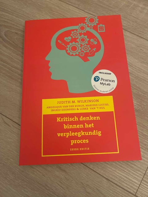 9789043037105-Kritisch-denken-binnen-het-verpleegkundig-proces-6e-editie-met-MyLab-NL-toegangscode