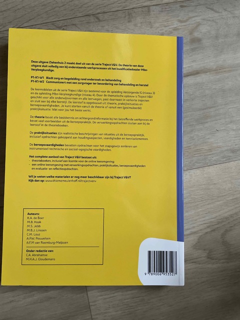 9789006953527-Traject-Combipakket-Niveau-4-ziekenhuis-2-Theorieboek