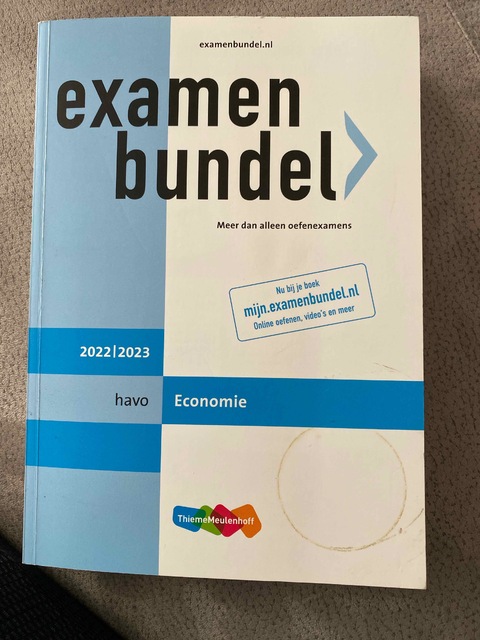 9789006639803-Examenbundel-havo-Economie-20222023