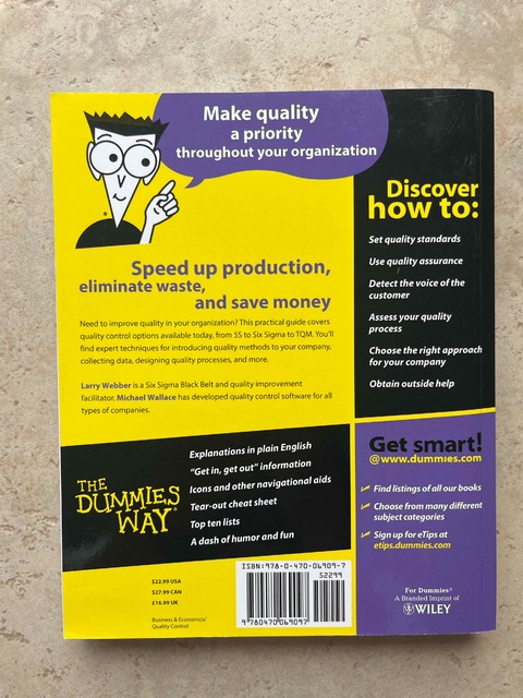 9780470069097-Quality-Control-for-Dummies