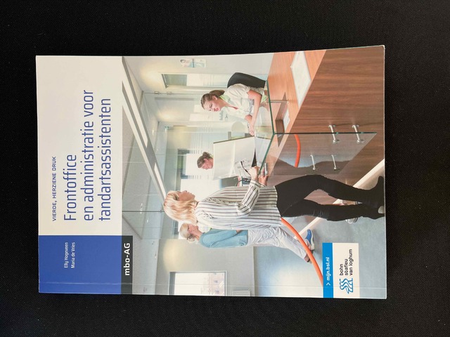 9789036828109-Frontoffice-en-administratie-voor-tandartsassistenten