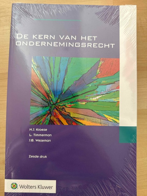 9789013164336-De-kern-van-het-ondernemingsrecht