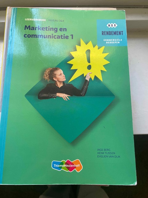 9789006372274-Marketing-communicatie-Niveau-34-Deel-1-Leerwerkboek