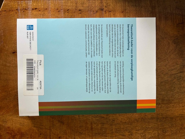 9789036824231-Theoretisch-kader-voor-de-verpleegkundige-beroepsuitoefening