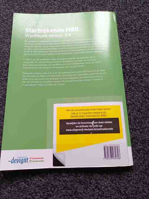 9789463264648-Studiereader-Startrekenen-MBO-niveau-3-en-4-Werkboek