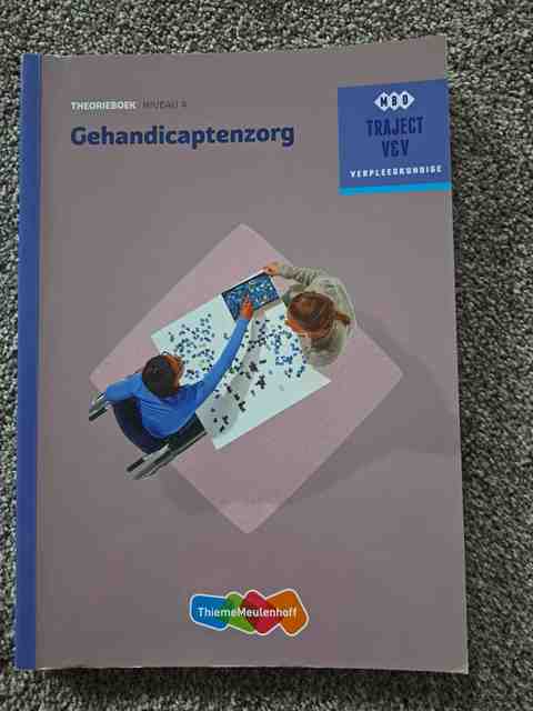 9789006910452-Gehandicaptenzorg-Niveau-4-Theorieboek