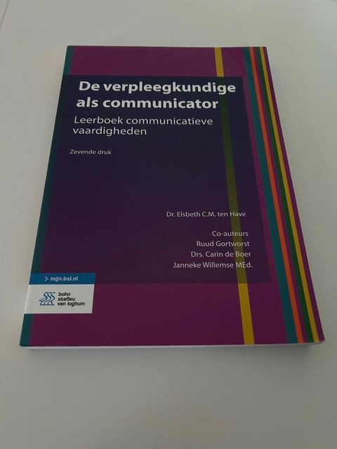 9789036825290-De-verpleegkundige-als-communicator