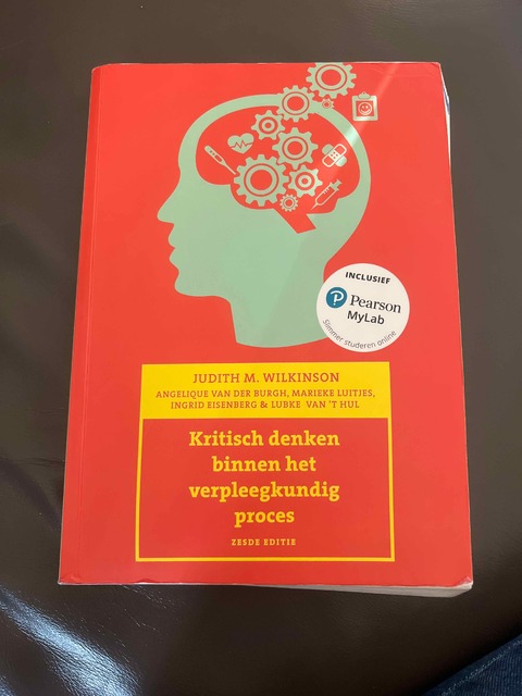 9789043037105-Kritisch-denken-binnen-het-verpleegkundig-proces-6e-editie-met-MyLab-NL-toegangscode