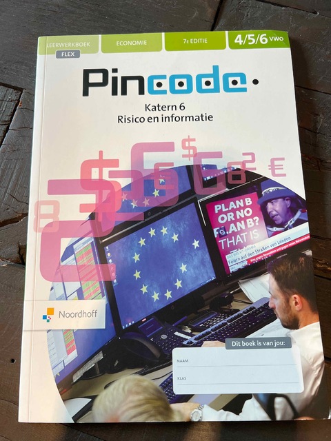 9789001753764-Pincode-vwo-katern-6-Risico-en-Informatie-FLEX-boek