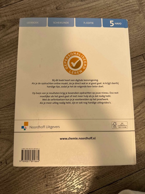 9789001891664-Chemie-7e-editie-5-havo-leerboek