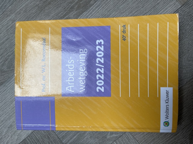 9789013167252-Arbeidswetgeving-20222023