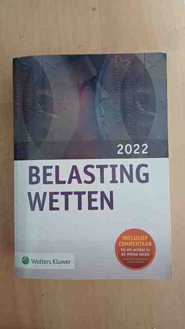 9789013166620-Belastingwetten--pocketeditie-2022