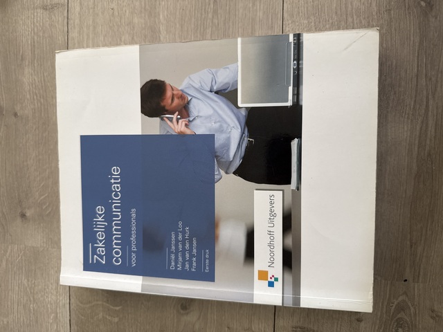 9789001813208-Zakelijke-communicatie-voor-professionals