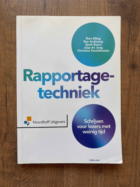 9789001841744-Rapportagetechniek