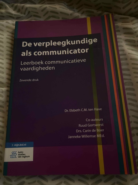 9789036825290-De-verpleegkundige-als-communicator