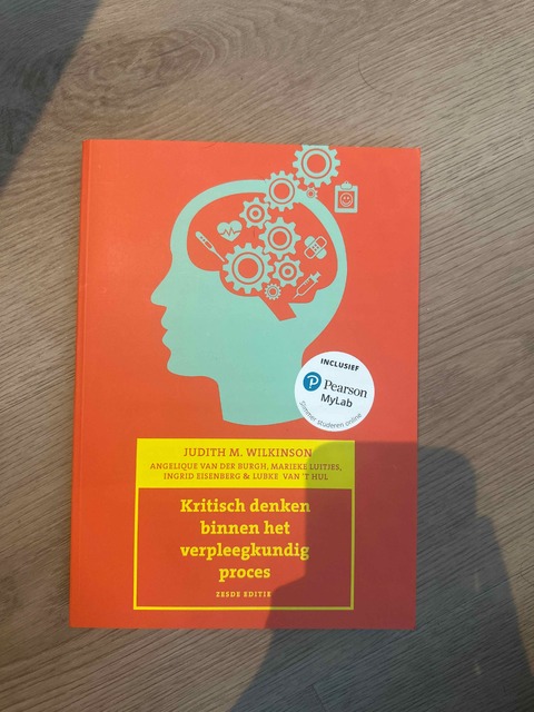 9789043037105-Kritisch-denken-binnen-het-verpleegkundig-proces-6e-editie-met-MyLab-NL-toegangscode