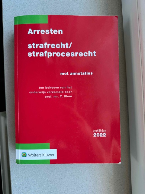 9789013167337-Arresten-strafrechtstrafprocesrecht-2022