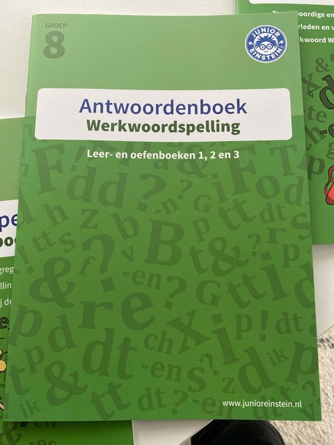 9789492265494-Werkwoordspelling-leer-en-oefenboek-Spellingsoefeningen-tegenwoordige-tijd-groep-8