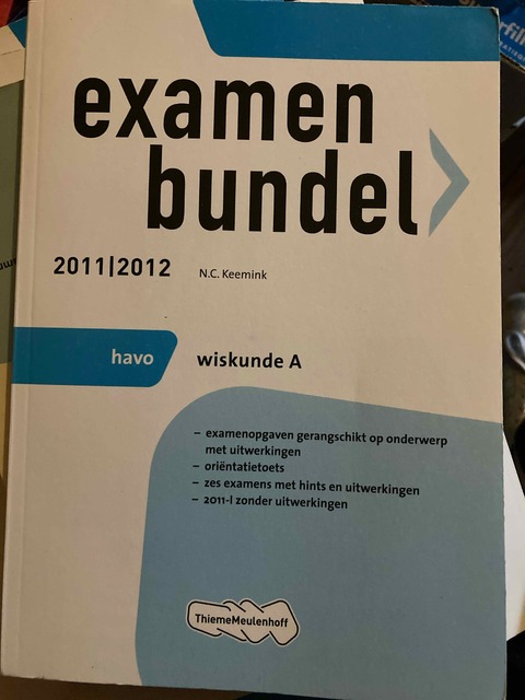 9789006076561-Examenbundel-Havo-Wiskunde-A-20112012