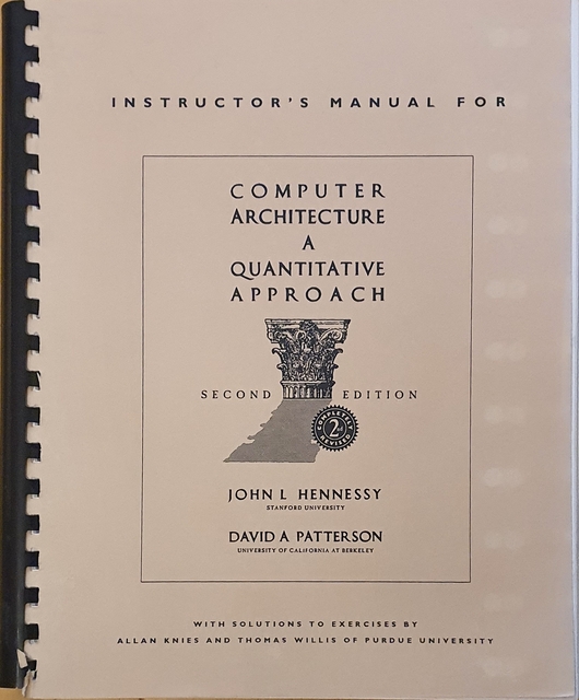 9781558604094-Computer-Architecture-a-Quantitative-Approach---Instructors-Ma