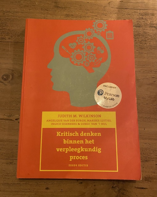9789043037105-Kritisch-denken-binnen-het-verpleegkundig-proces-6e-editie-met-MyLab-NL-toegangscode