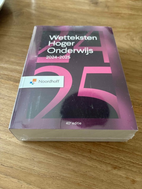 9789001045579-Wetteksten-Hoger-Onderwijs-2024-2025